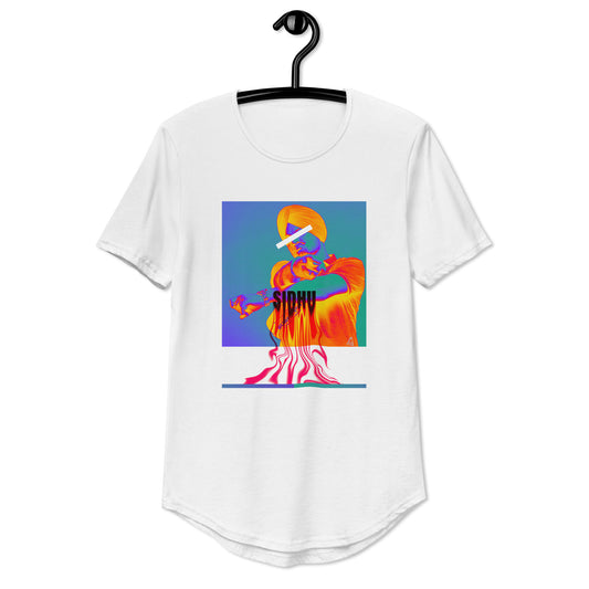 Sidhu Vybe Melt Curved Hem T-Shirt