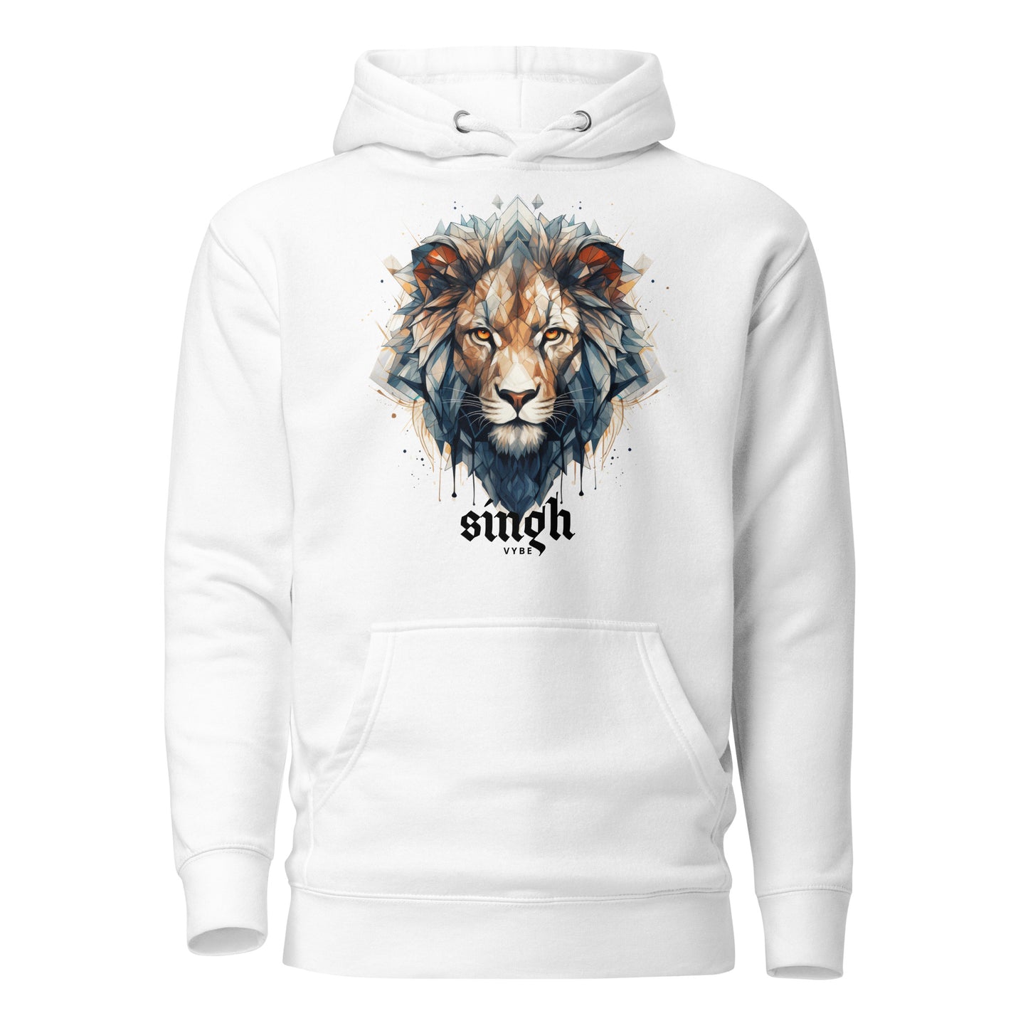 Singh Vybe - White Hoodie