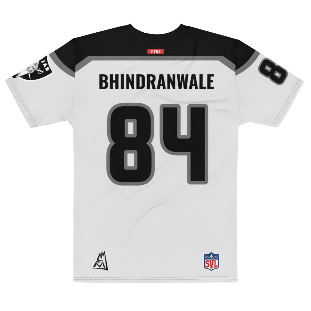 Bhindranwale #84 - Punjab Vybe - White Jersey Tee