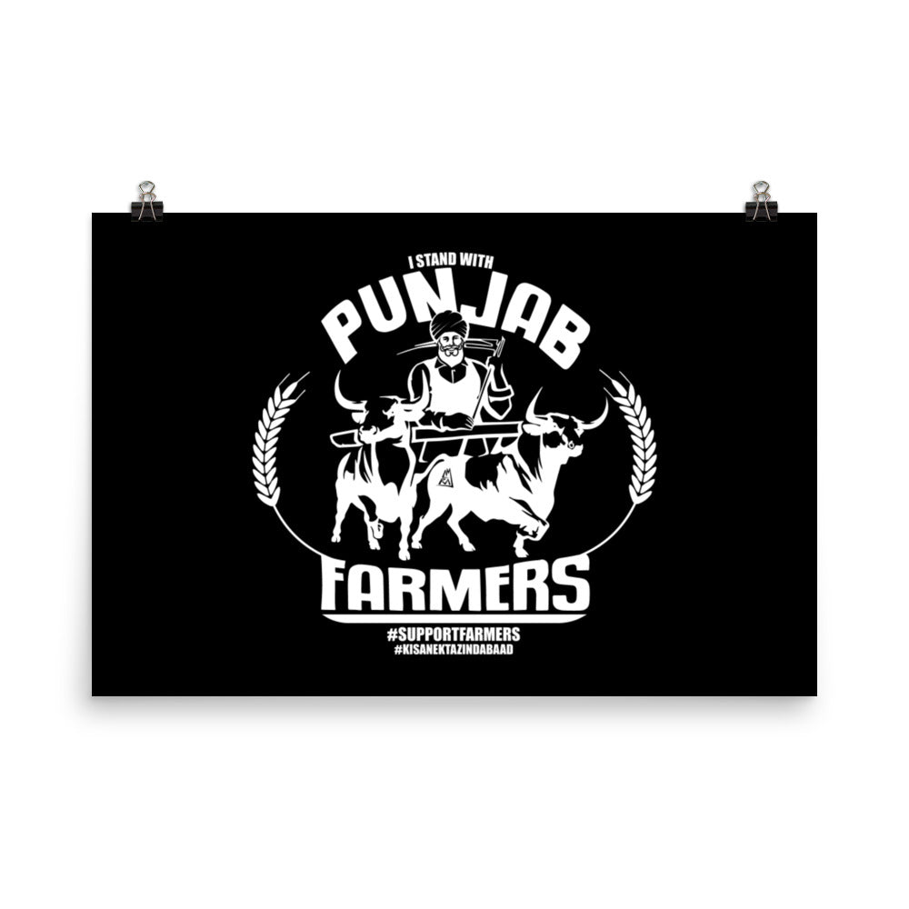 PUNJAB FARMERS - POSTER