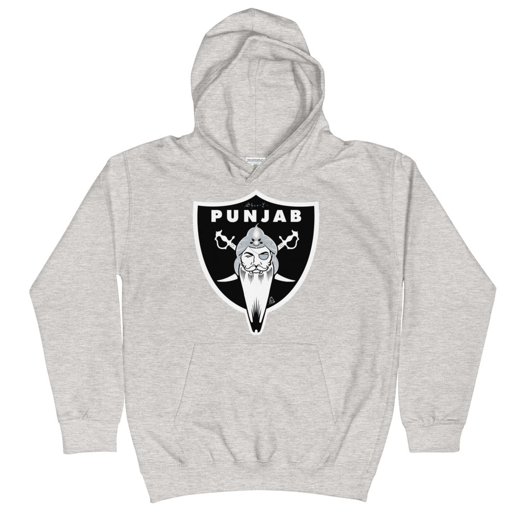 PUNJAB - KIDS GREY HOODIE