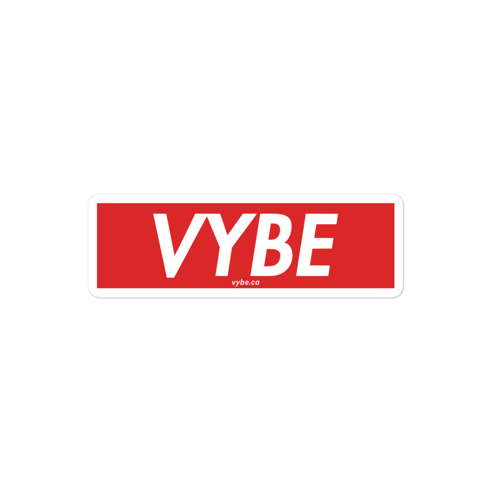 Vybe - Bubble-free sticker