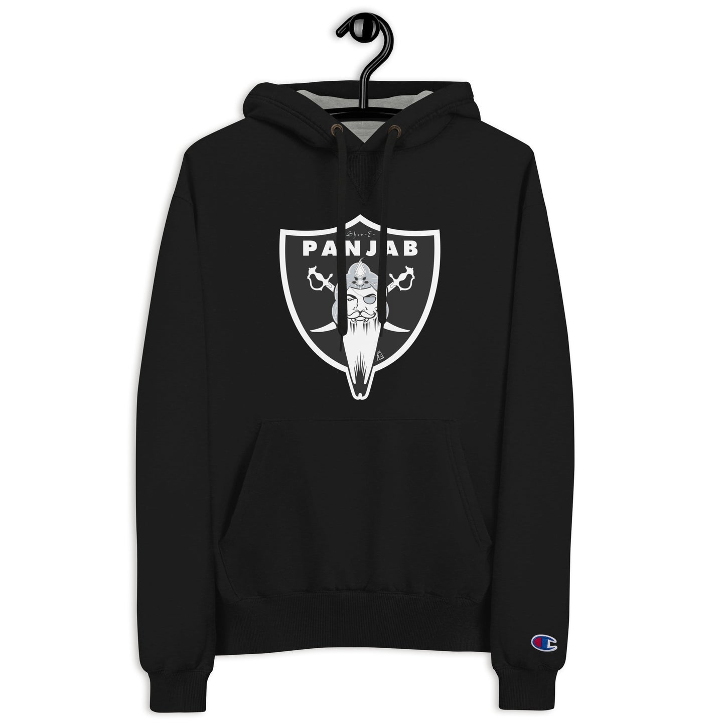 PANJAB - MAHARAJAS - CHAMPION - BLACK HOODIE