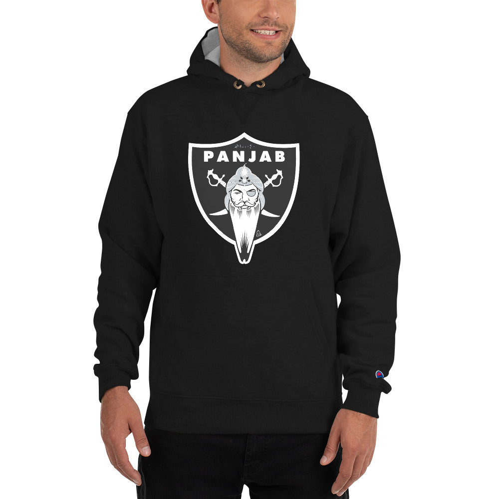 PANJAB - MAHARAJAS - CHAMPION - BLACK HOODIE