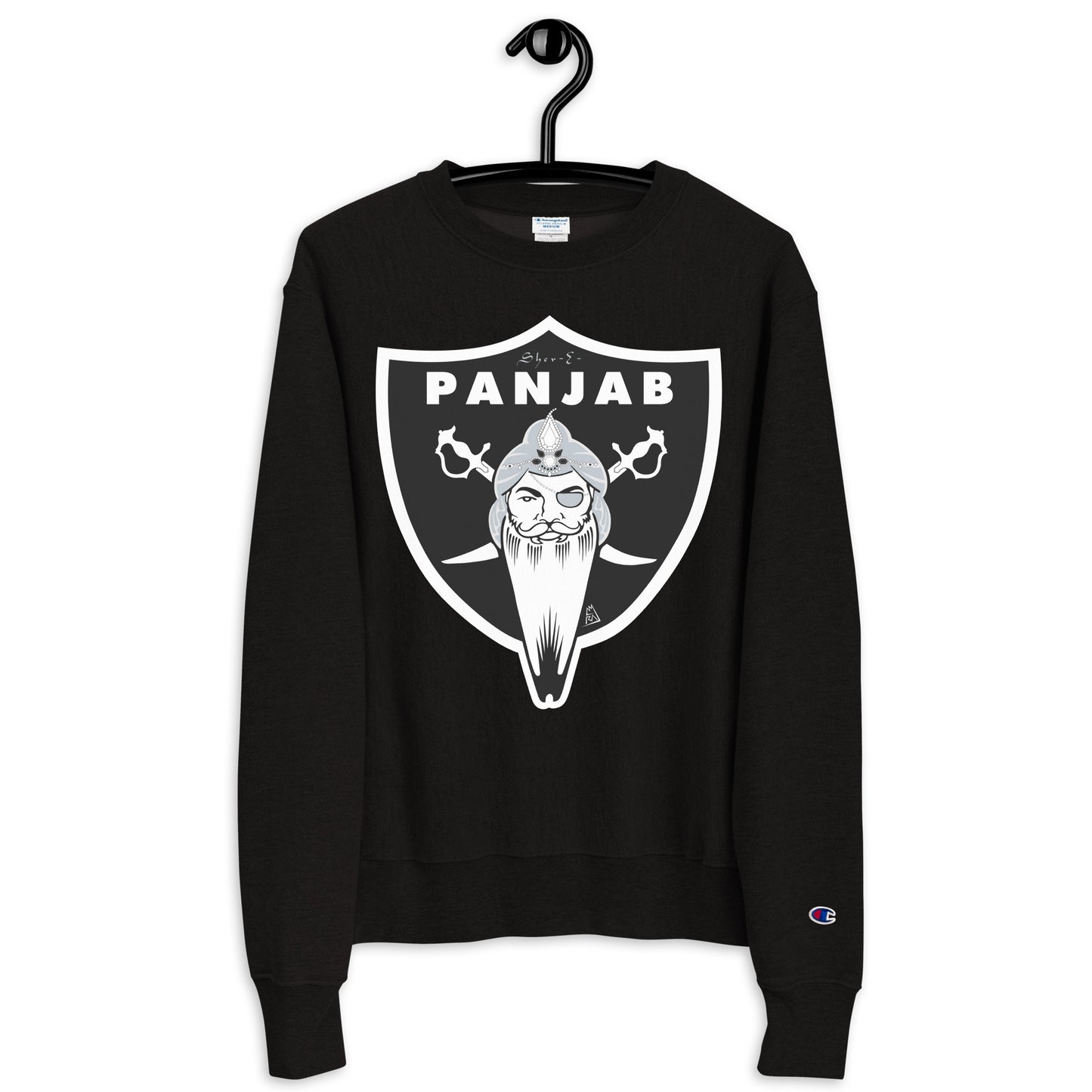 PANJAB - CHAMPION - BLACK SWEATSHIRT