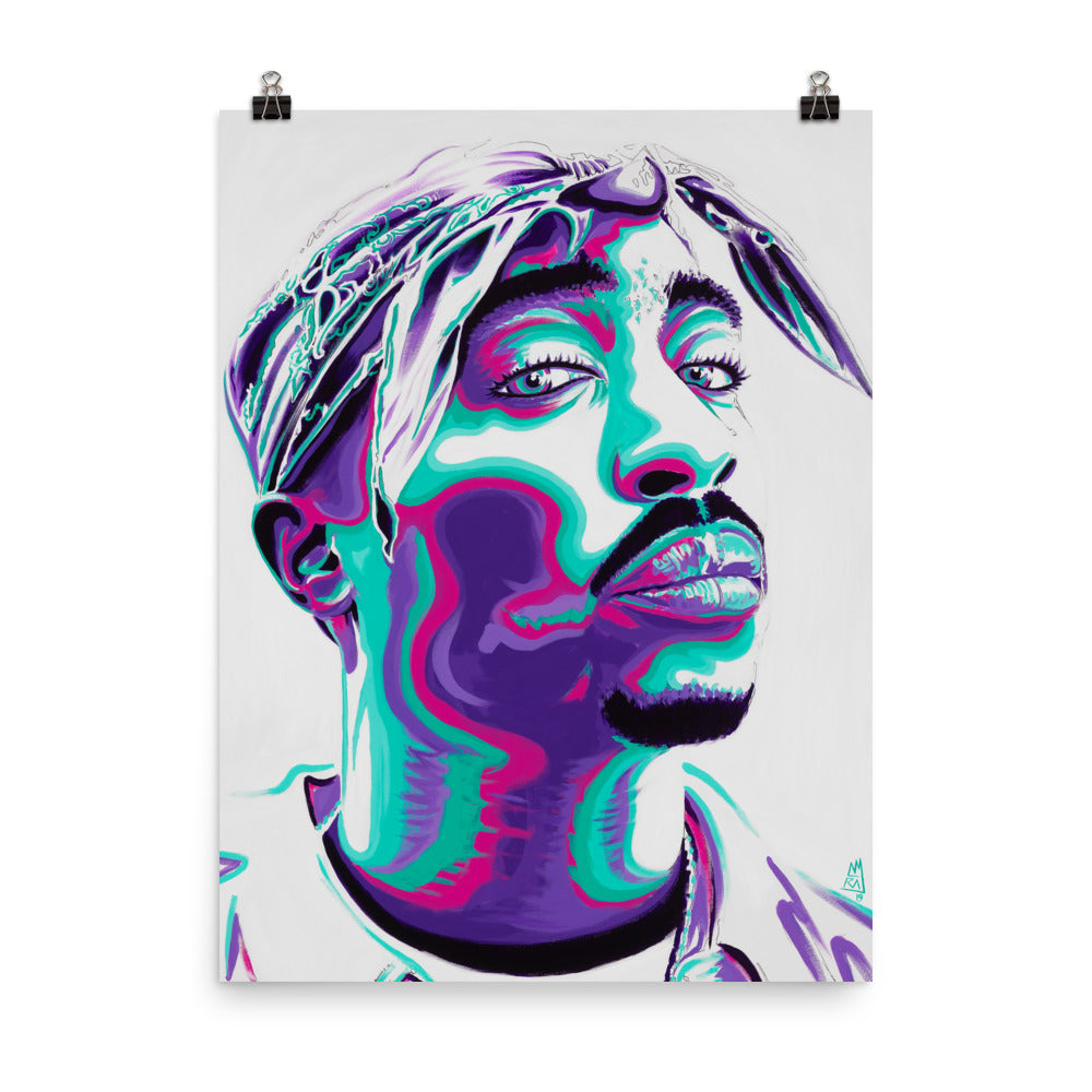 POSTER - TUPAC SHAKUR - FINE ART PAPER