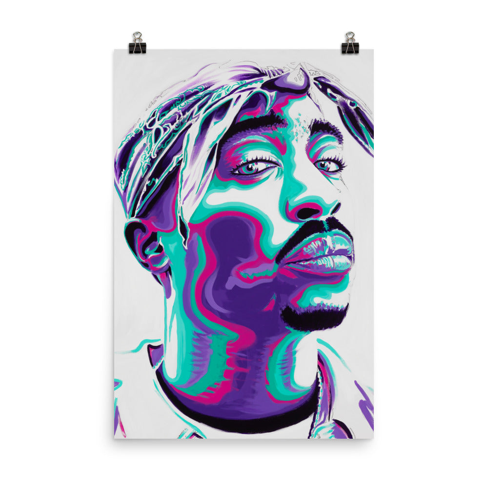 POSTER - TUPAC SHAKUR - FINE ART PAPER – VYBE