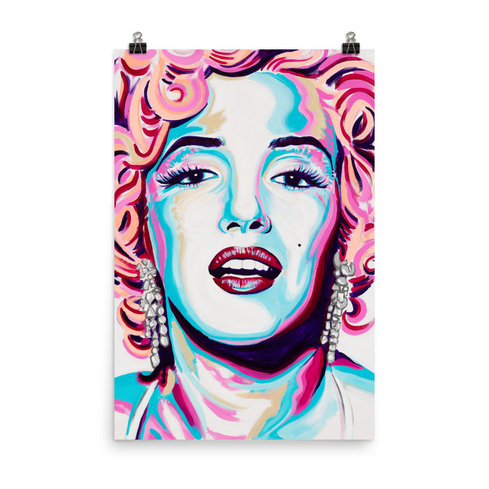 POSTER - MARYLIN MONROE - FINE ART PAPER