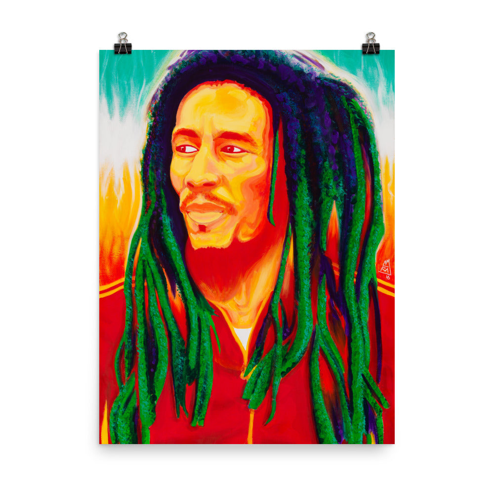 POSTER - BOB MARLEY - FINE ART PAPER