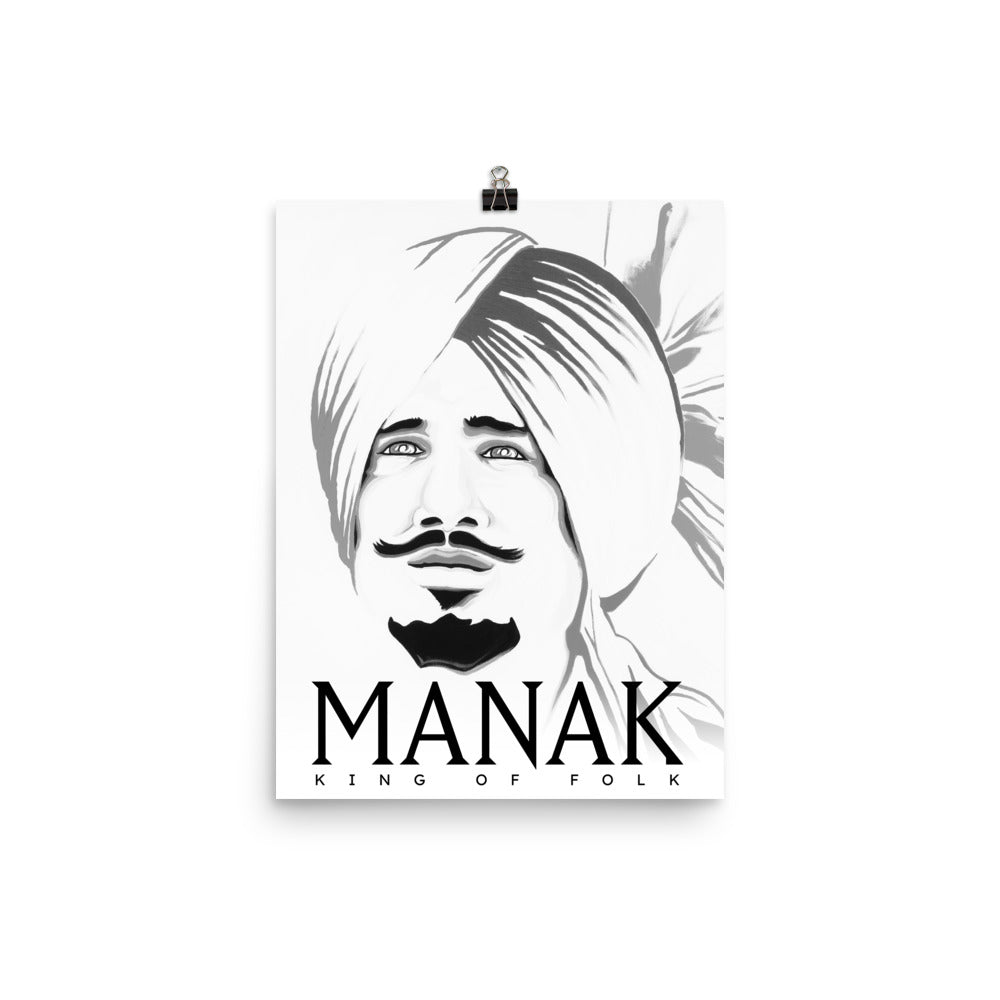 POSTER - MANAK - KING OF FOLK