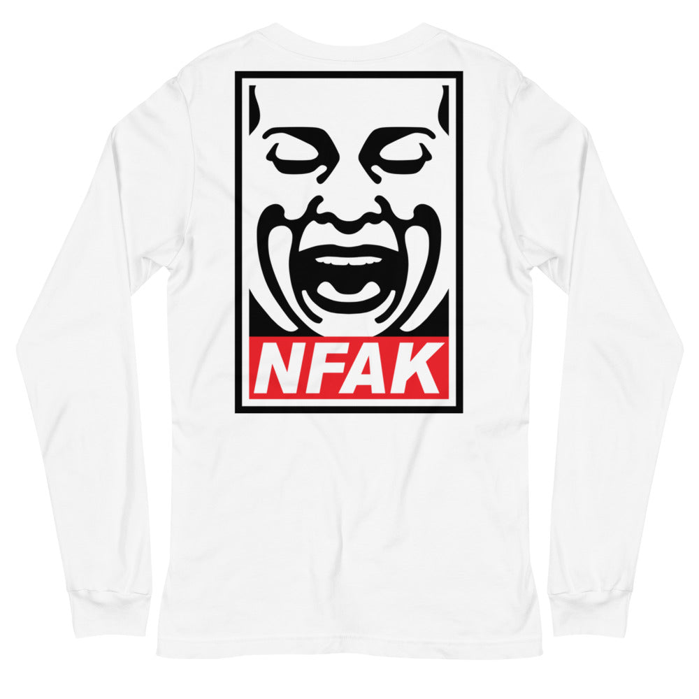 NFAK - ICON CLASSIC - WHITE LONG SLEEVE