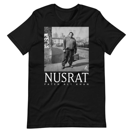 Nfak - Nusrat Fateh ali Khan - Nyc Big City - Black tee