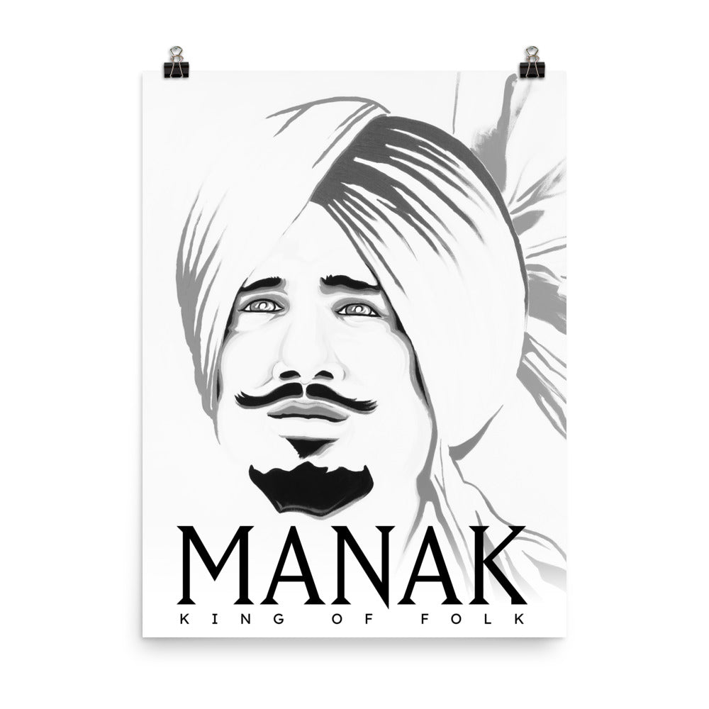 POSTER - MANAK - KING OF FOLK