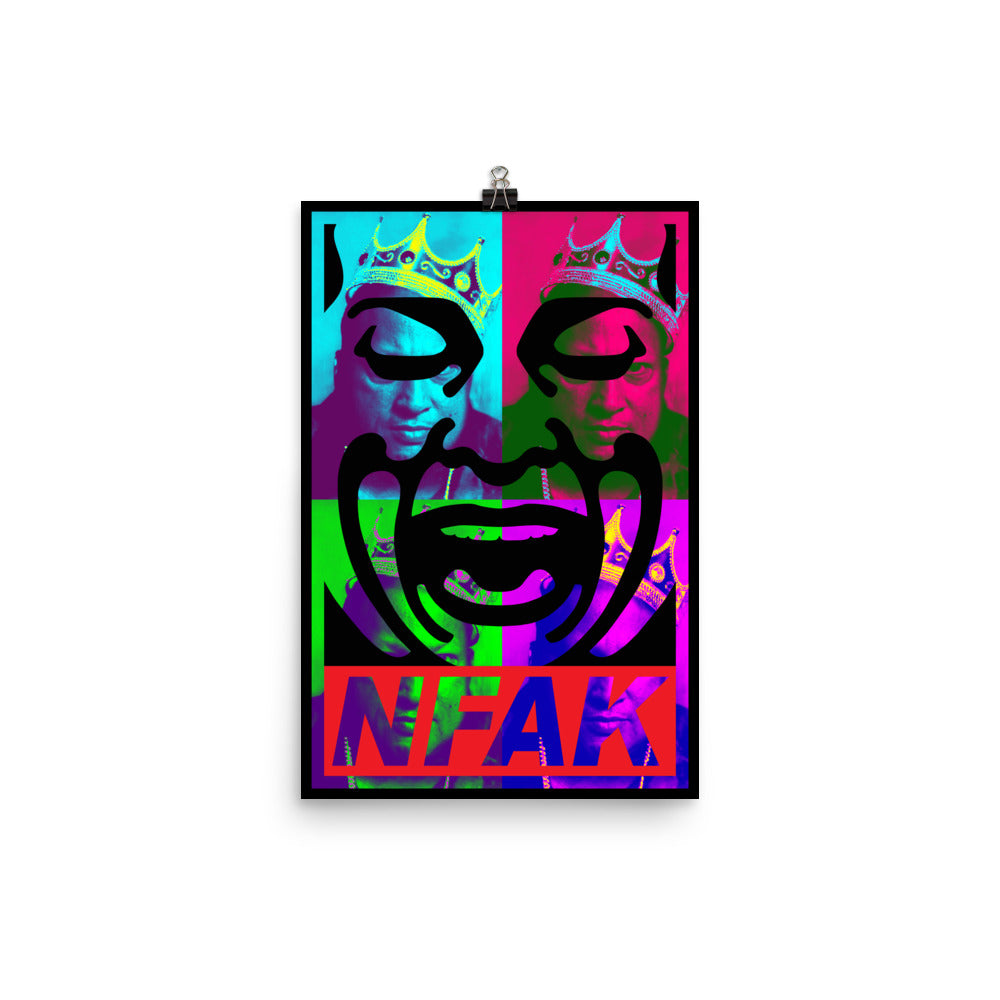 POSTER - NFAK - KING KHAN ICON