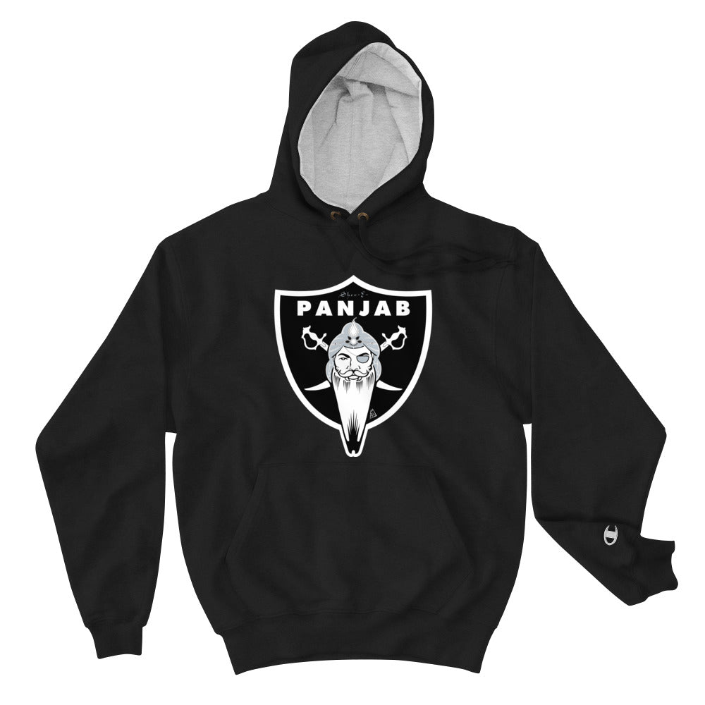 PANJAB - MAHARAJAS - BLACK CHAMPION HOODIE