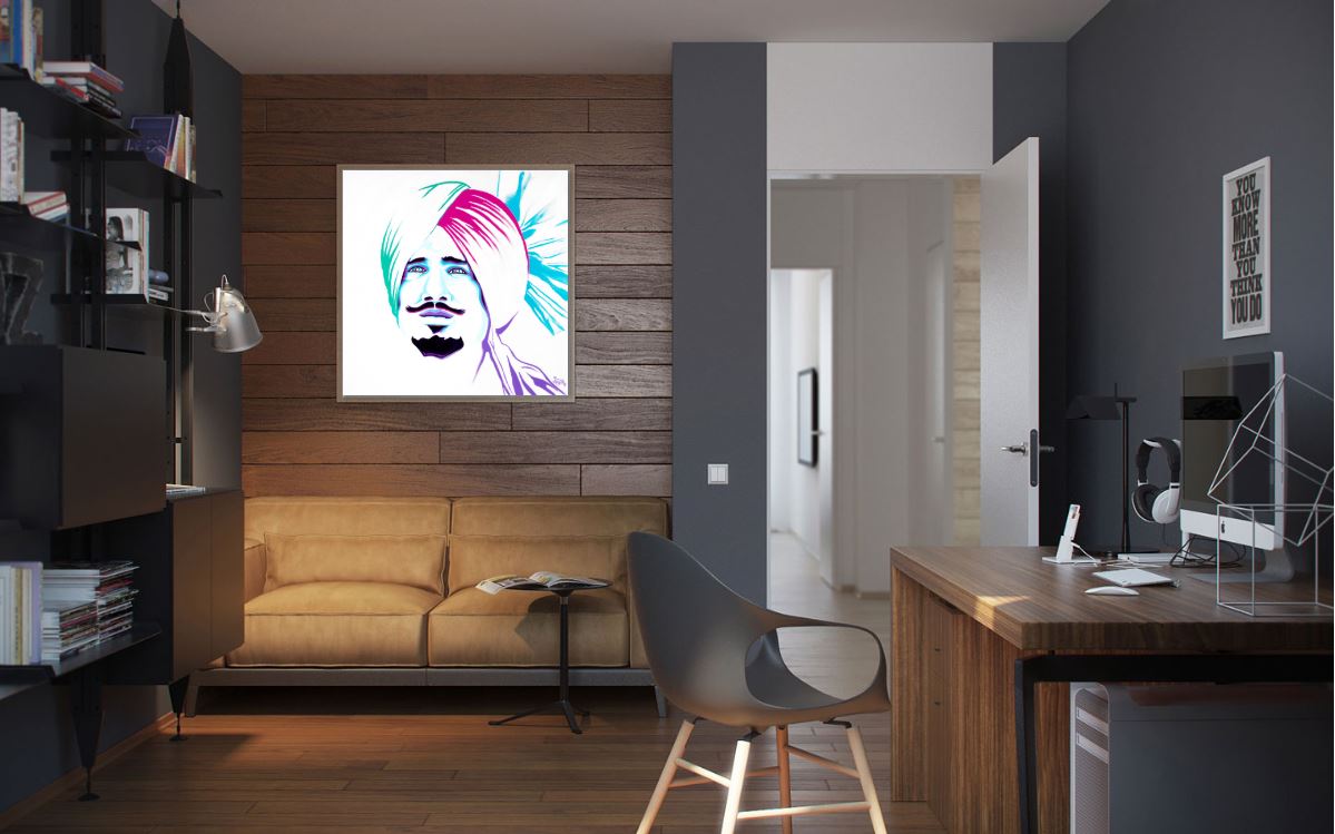 Kuldeep Manak - Canvas Art Painting Print
