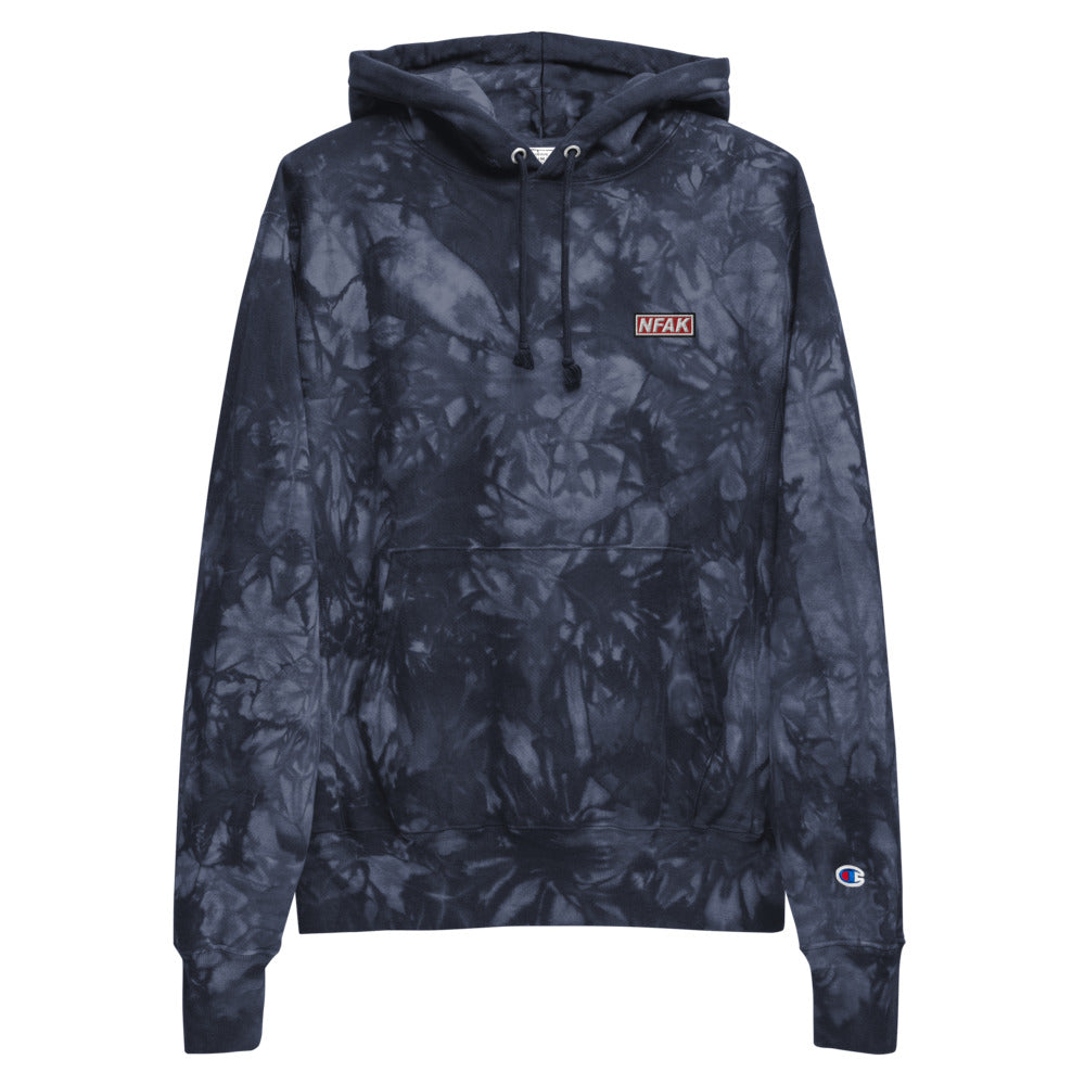 NFAK - Unisex Champion tie-dye hoodie
