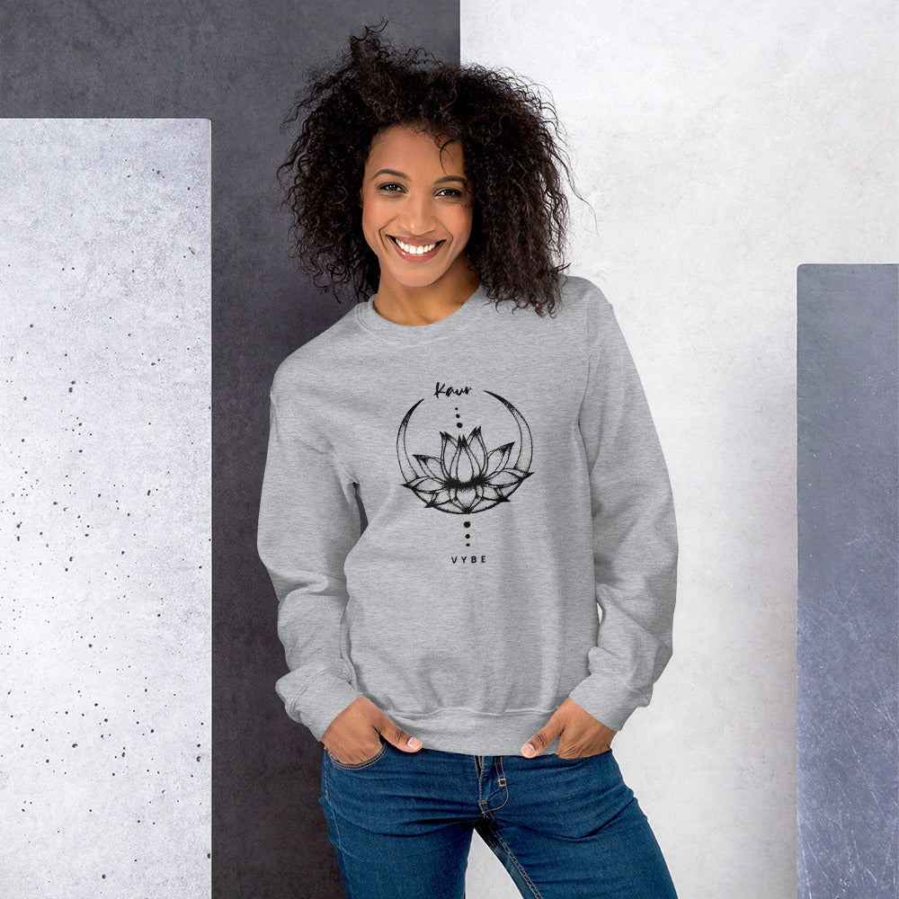 Kaur Vybe - Grey Crewneck Sweatshirt