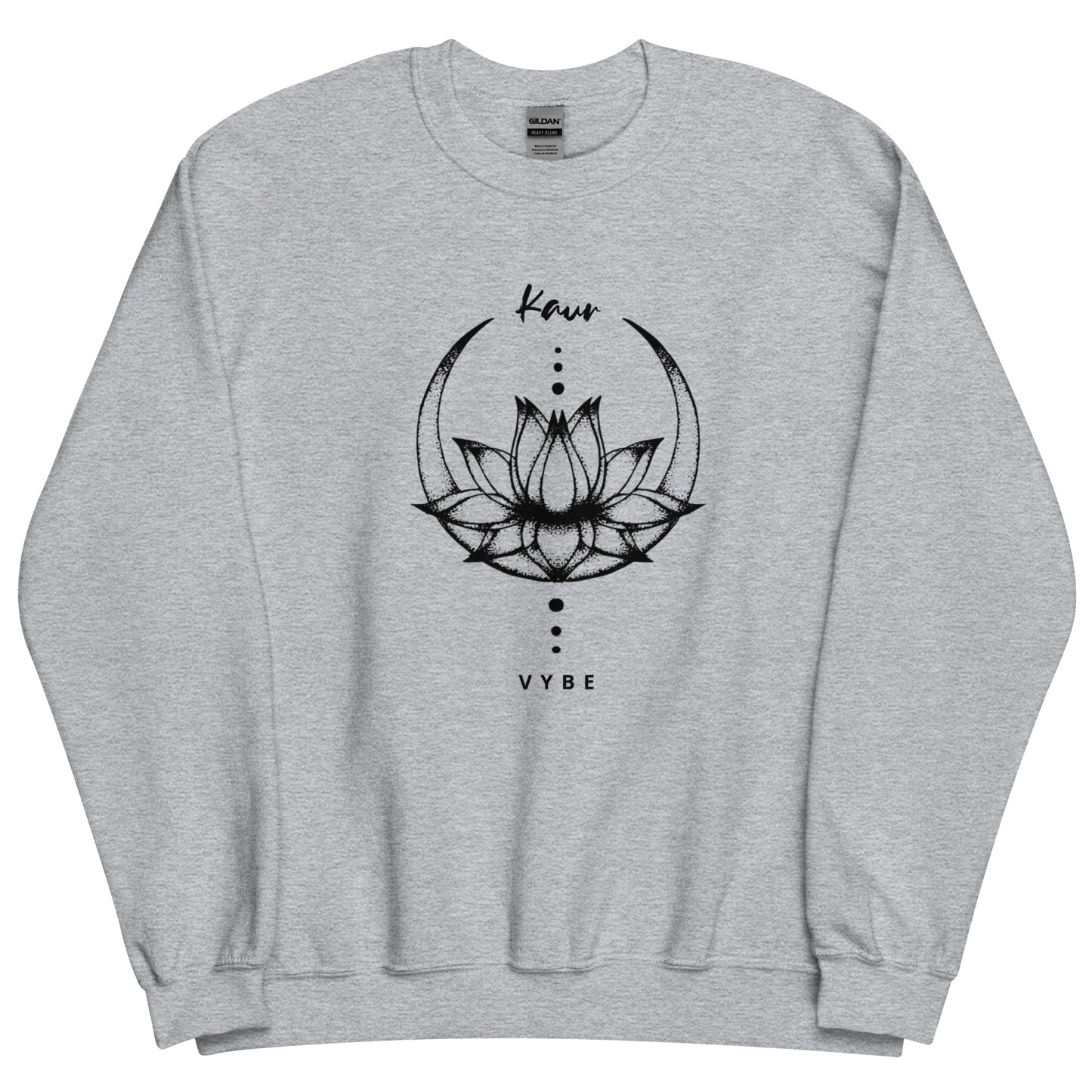 Kaur Vybe - Grey Crewneck Sweatshirt