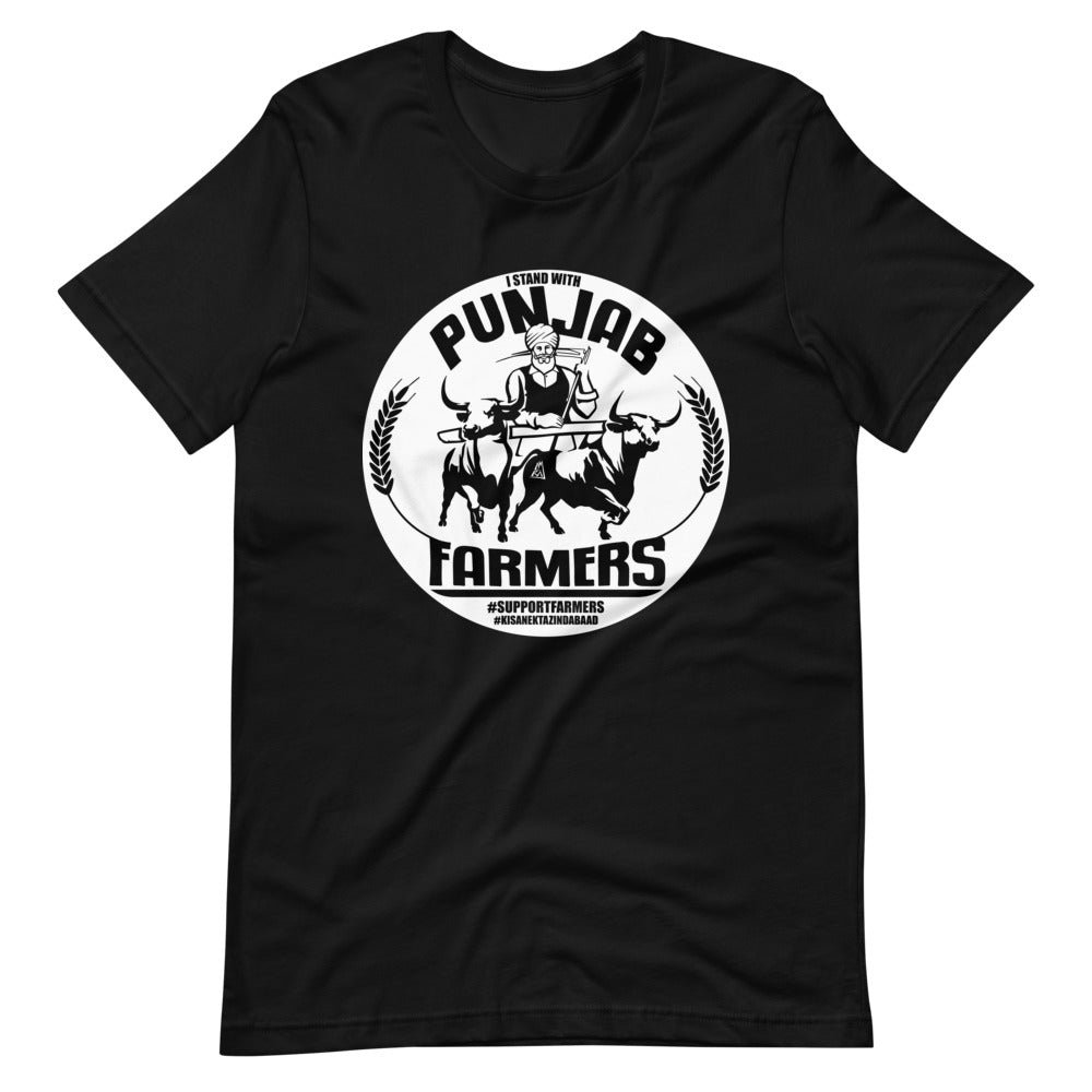 PUNJAB FARMERS - BLACK TEE II