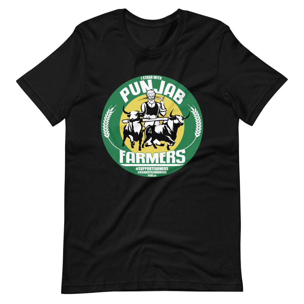 PUNJAB FARMERS COLOR - BLACK TEE