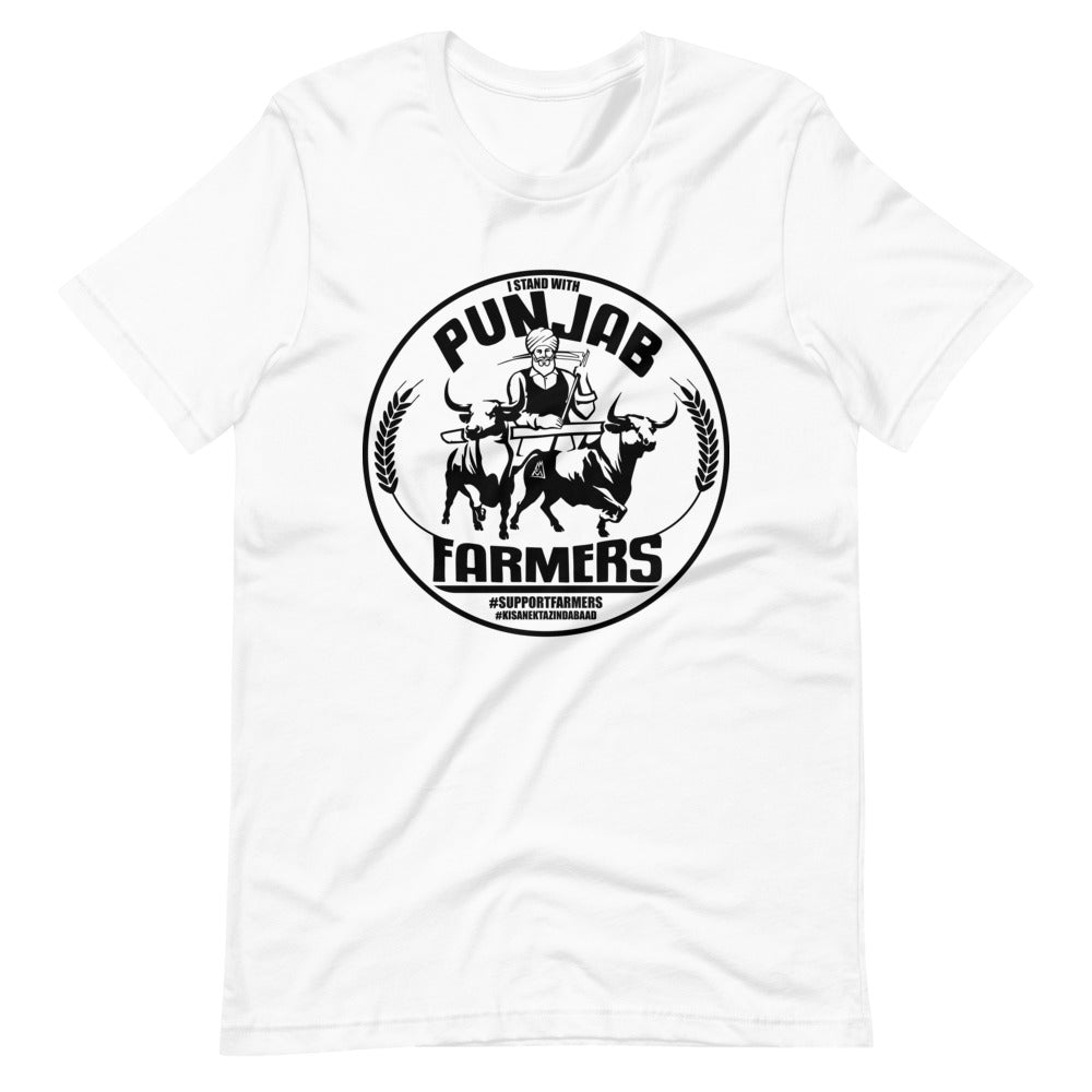 Punjab Farmers - White Tee