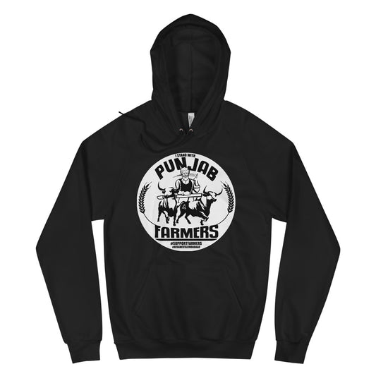 PUNJAB FARMERS - BLACK HOODIE II