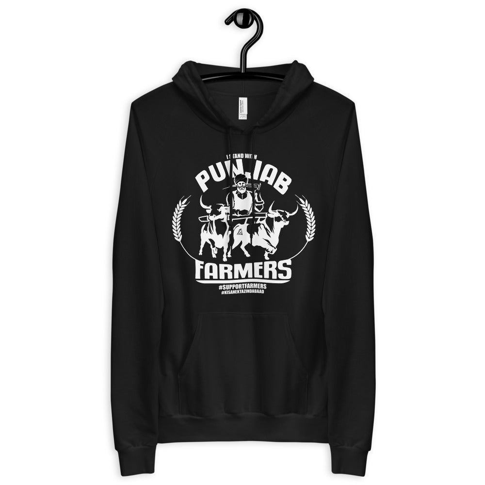 PUNJAB FARMERS - BLACK HOODIE