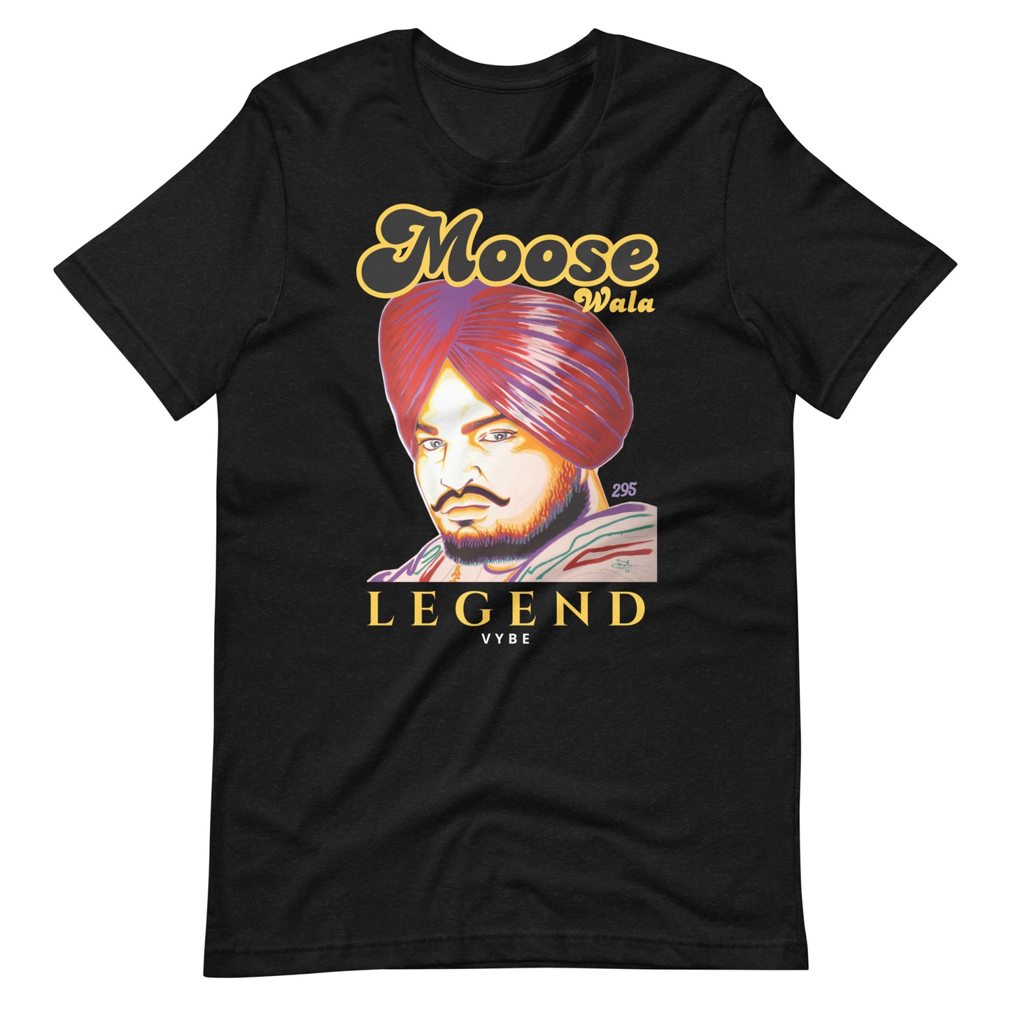 Moose Wala Legend - Black Tee