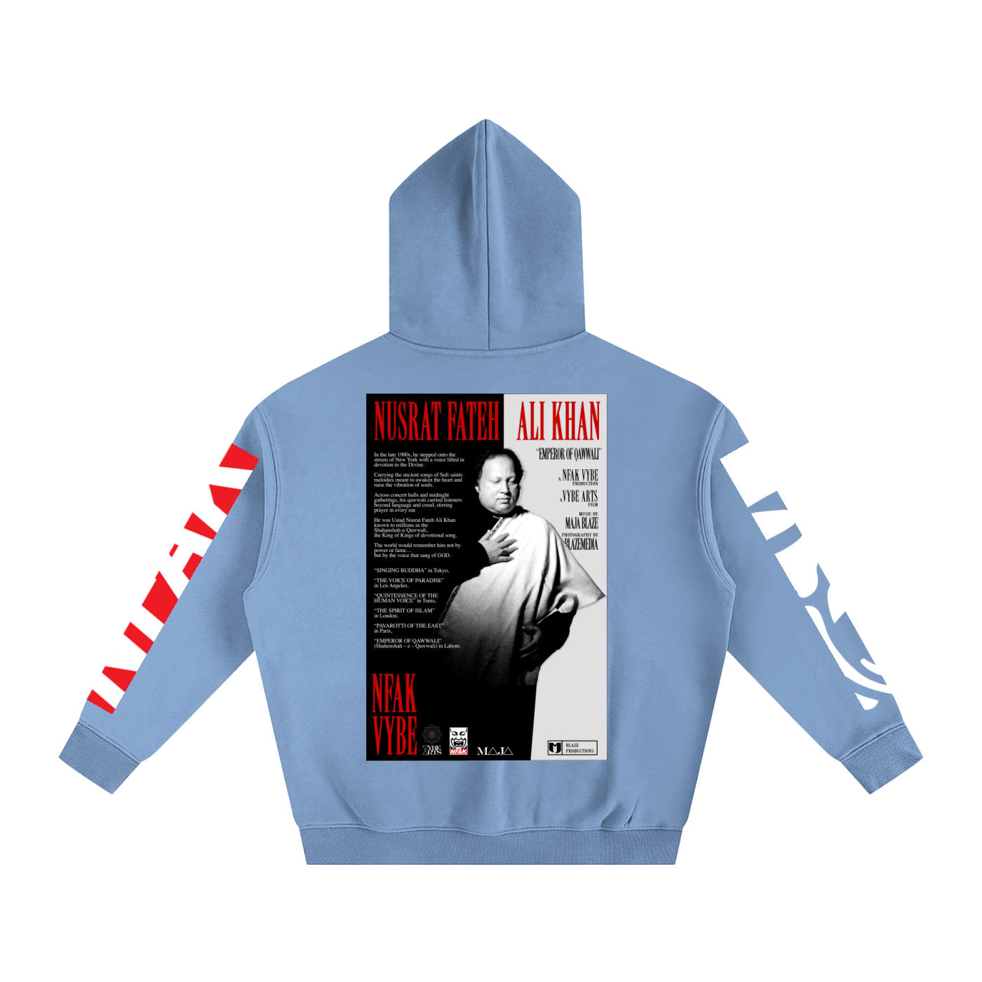 NFAK,HOODIE,Nusrat Fateh Ali Khan,Scarface,Qawwali,King