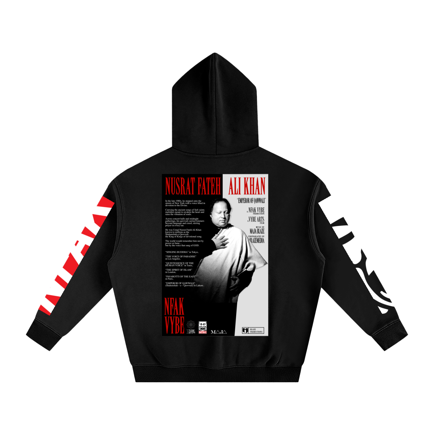 NFAK,HOODIE,Nusrat Fateh Ali Khan,Scarface,Qawwali,King