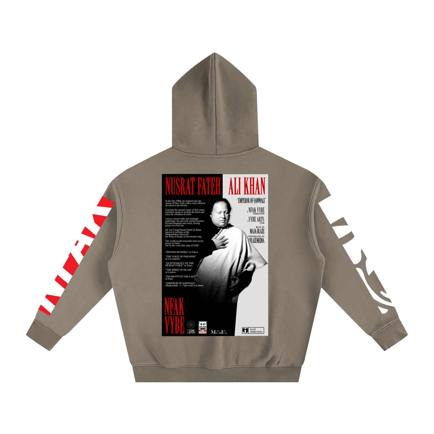 NFAK,HOODIE,Nusrat Fateh Ali Khan,Scarface,Qawwali,King