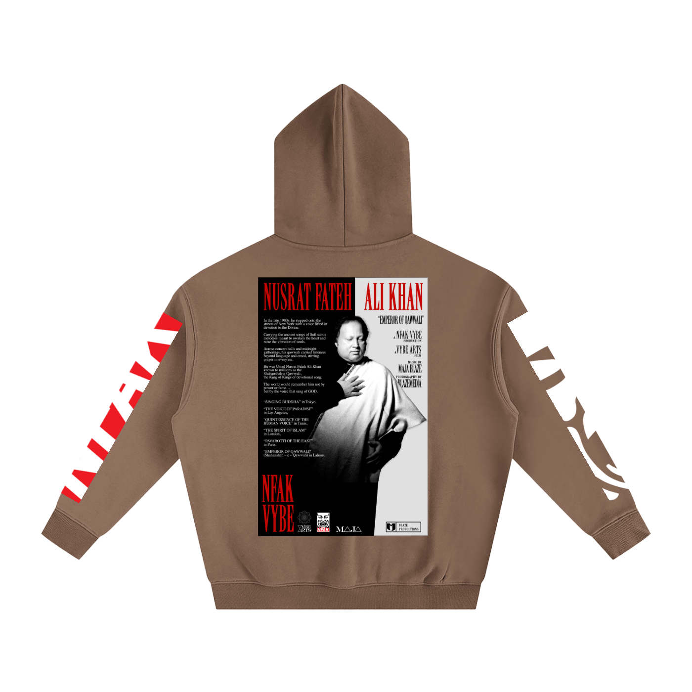 NFAK,HOODIE,Nusrat Fateh Ali Khan,Scarface,Qawwali,King