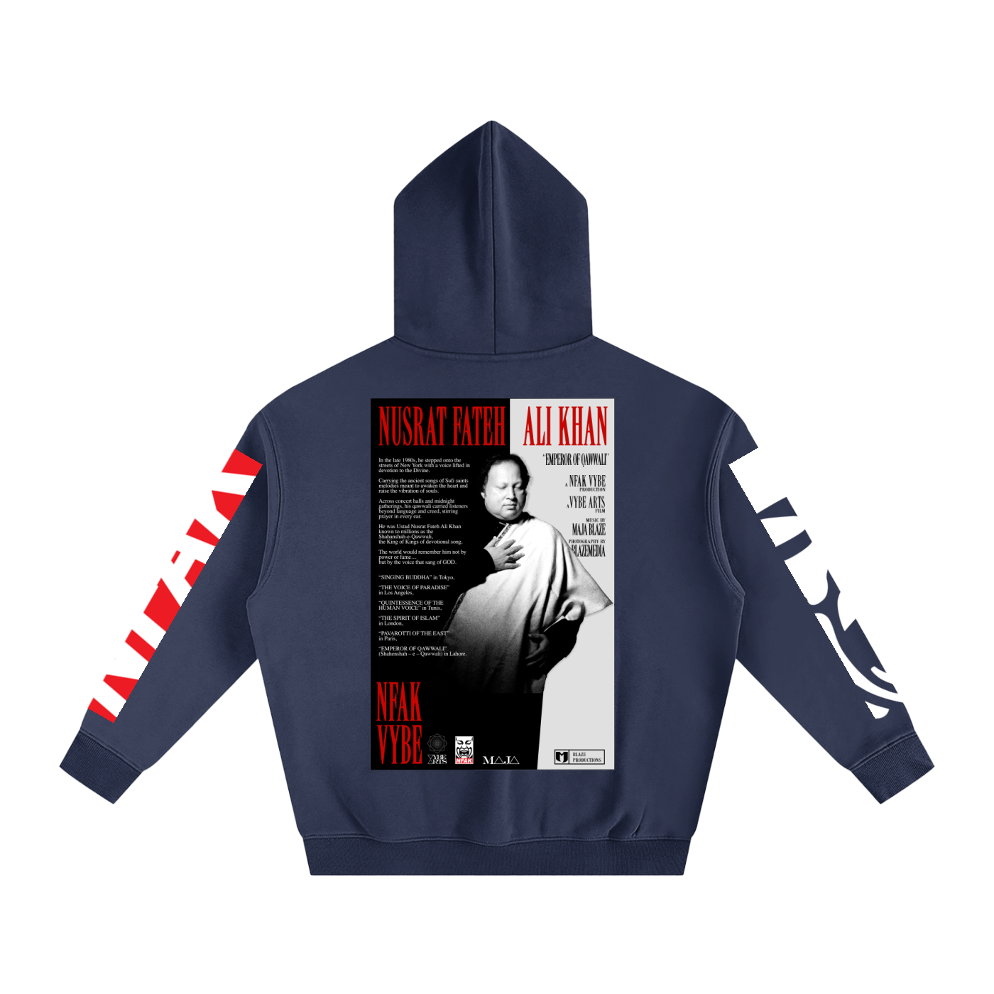 NFAK,HOODIE,Nusrat Fateh Ali Khan,Scarface,Qawwali,King