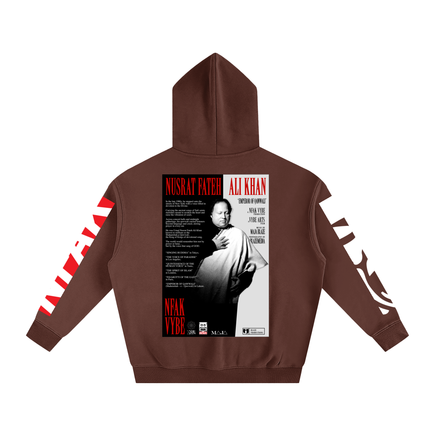 NFAK,HOODIE,Nusrat Fateh Ali Khan,Scarface,Qawwali,King