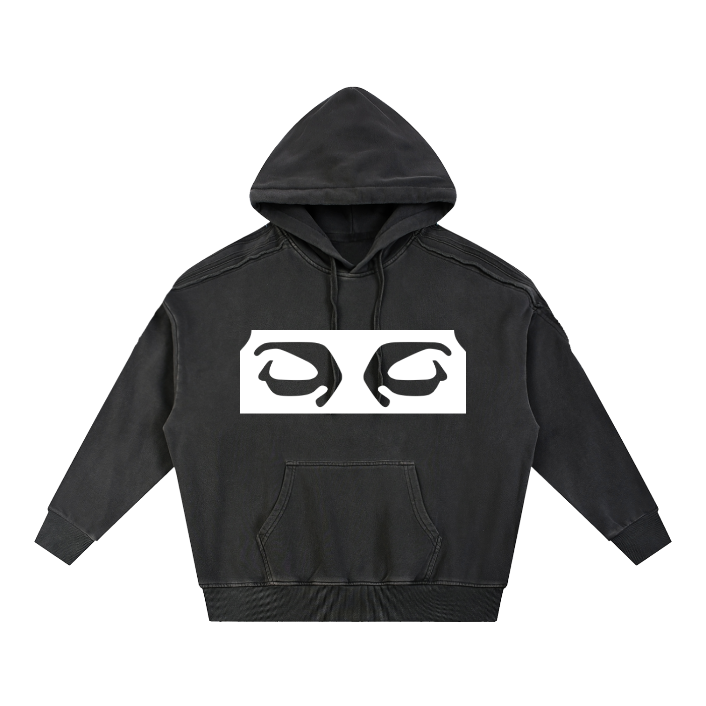 NFAK,OVERSIZED,SNOW,WASH,RAW,HOODIE