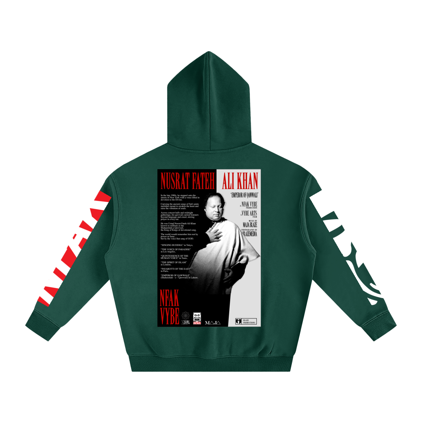 NFAK,HOODIE,Nusrat Fateh Ali Khan,Scarface,Qawwali,King