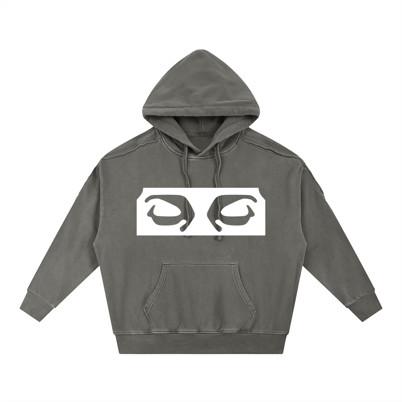 NFAK,OVERSIZED,SNOW,WASH,RAW,HOODIE