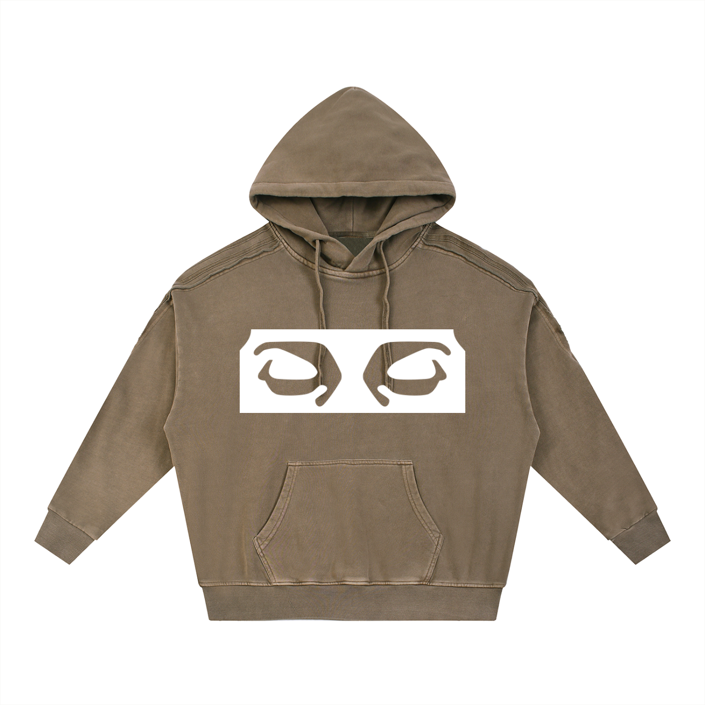 NFAK,OVERSIZED,SNOW,WASH,RAW,HOODIE