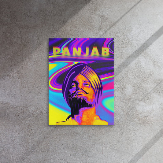 Sidhu Moosewala Panjab - Canvas Art