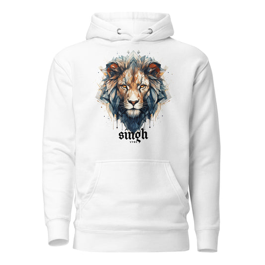 Singh Vybe - White Hoodie