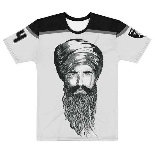 Bhindranwale #84 - Punjab Vybe - White Jersey Tee