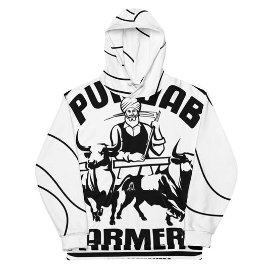 Punjab Farmers - Allover Print Hoodie