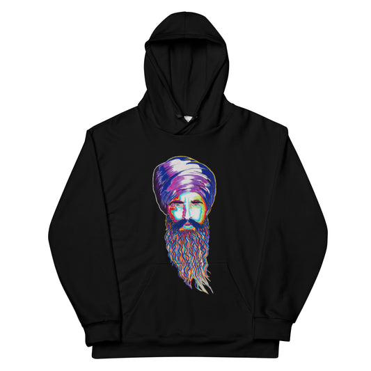 Bhindranwale - Black Hoodie Color Print