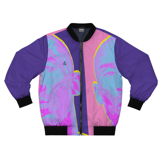 KOBE by Amraj Singh - White Bomber Jacket