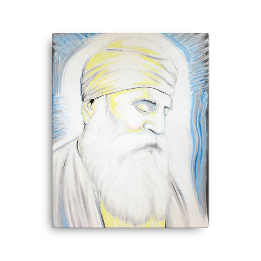 Sri Guru Nanak Dev Ji - Canvas Art Painting Print