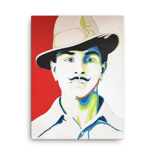 Bhagat Singh - Canvas Art Painting