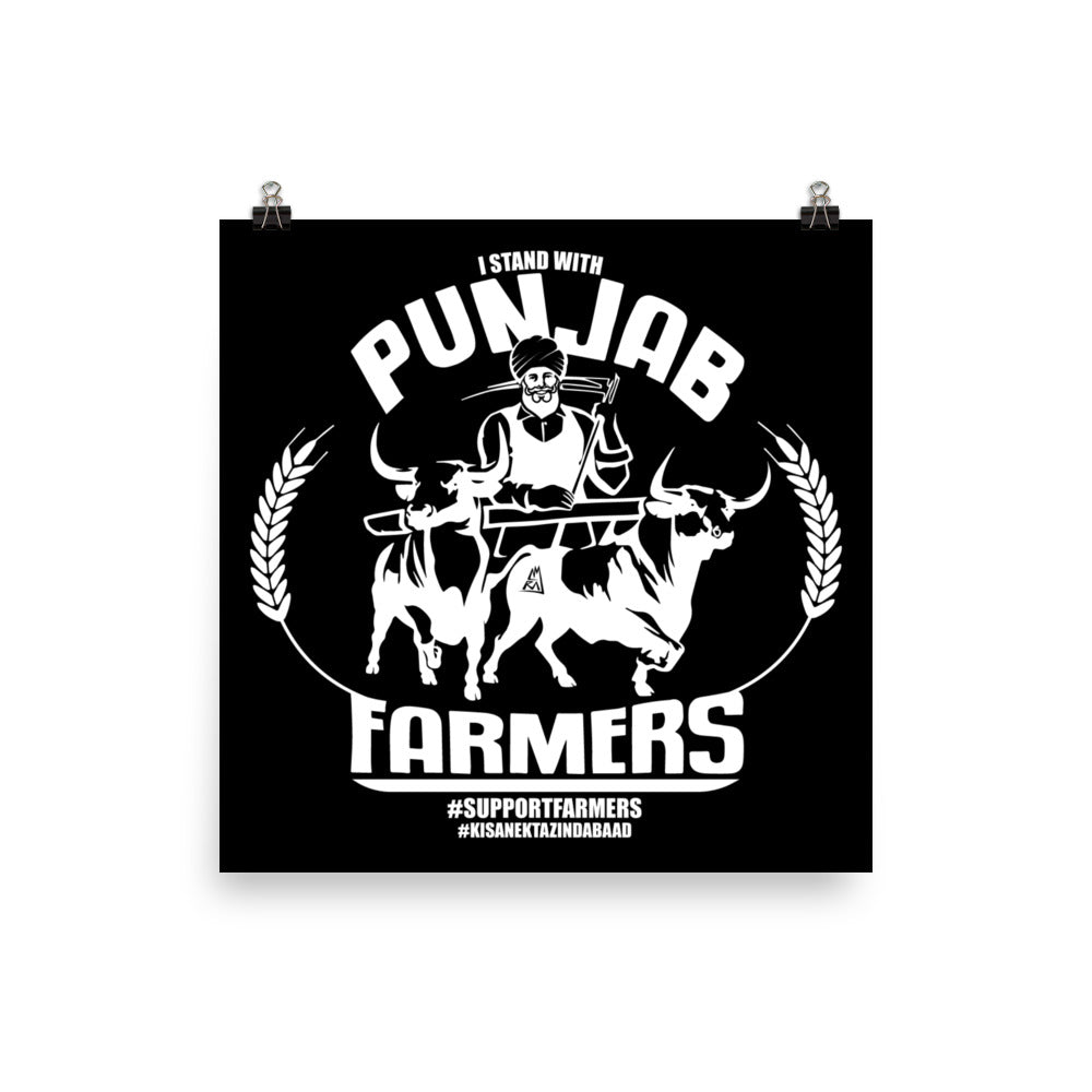 PUNJAB FARMERS - POSTER