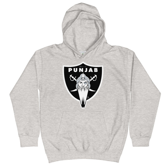PUNJAB - KIDS GREY HOODIE