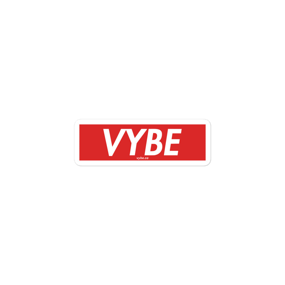 Vybe - Bubble-free sticker